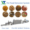 Twin screw pet food extruder